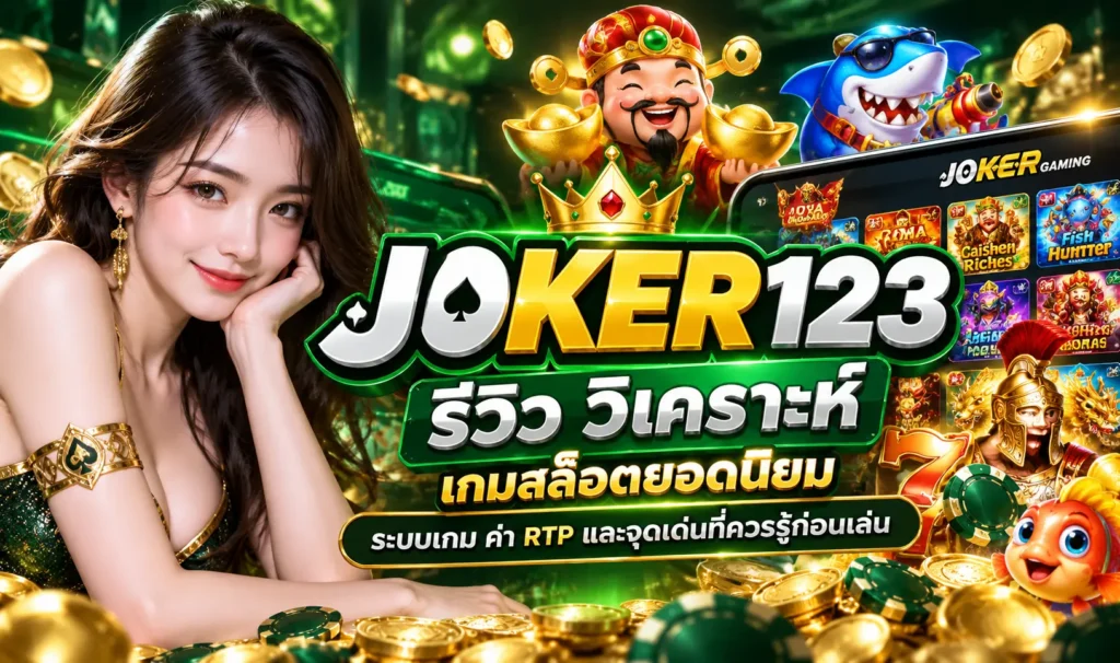 รีวิว Joker123 วิเคราะห์เกมสล็อต และจุดเด่นที่ควรรู้ก่อนเล่น